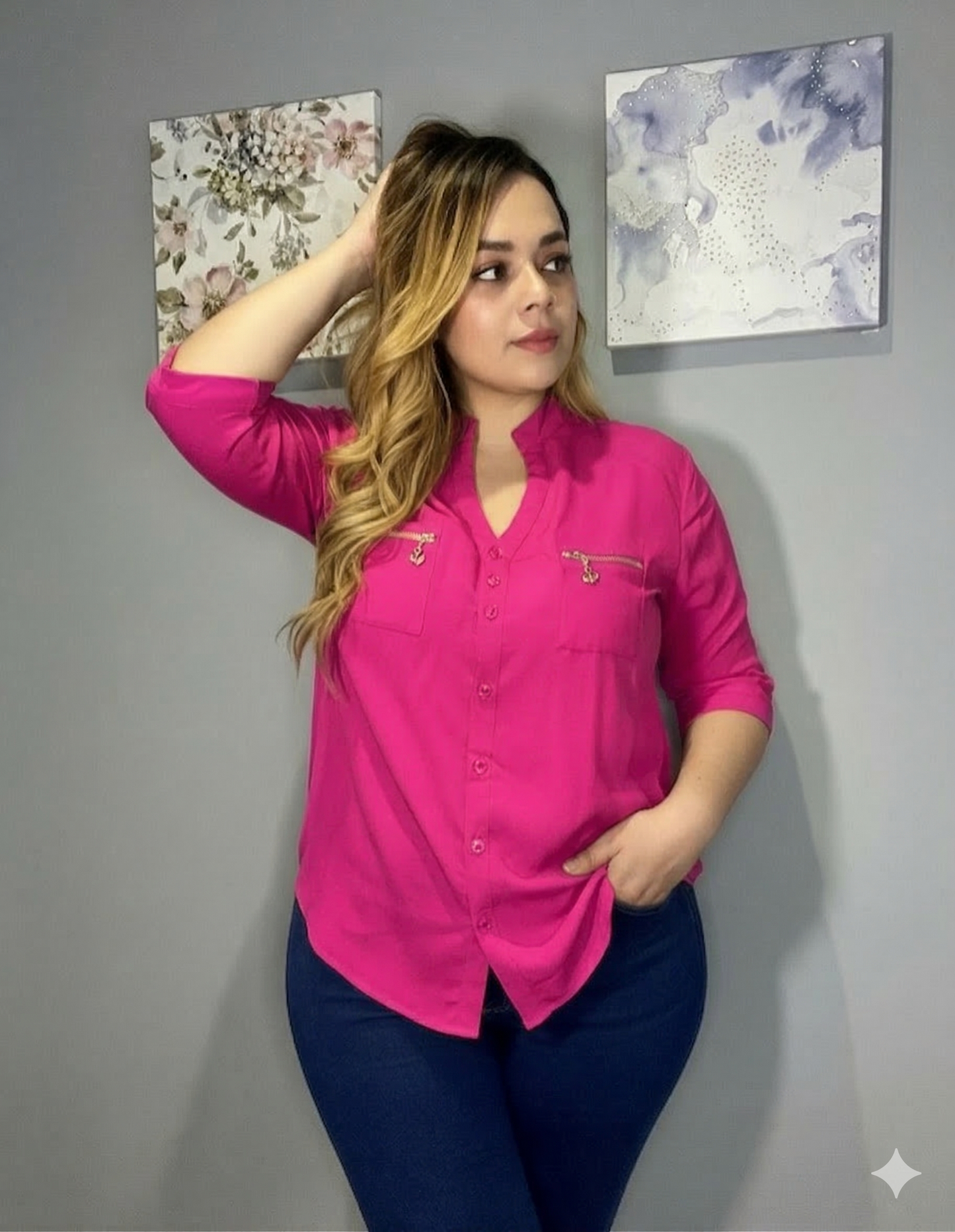 BLUSA CREMALLERA