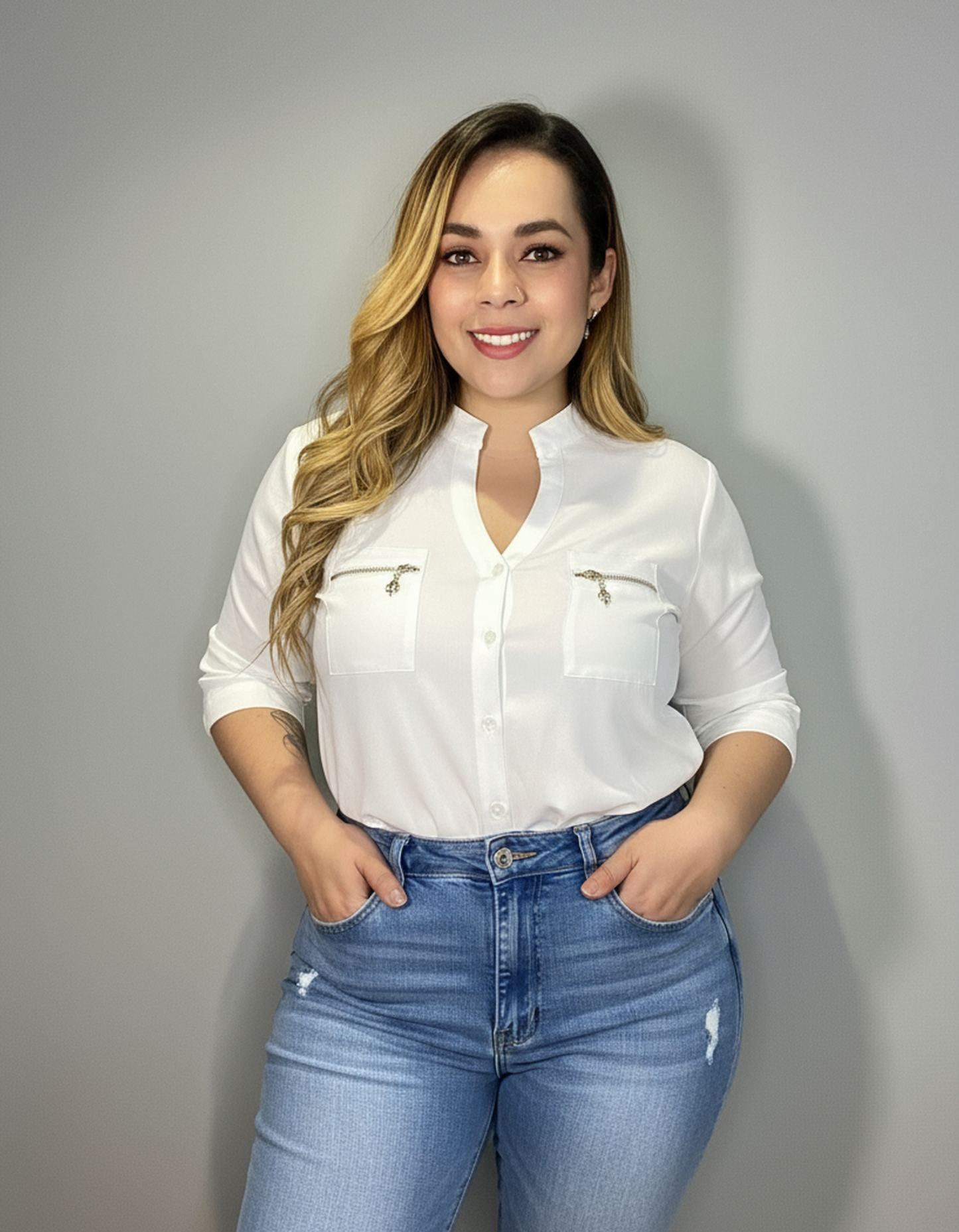 BLUSA CREMALLERA