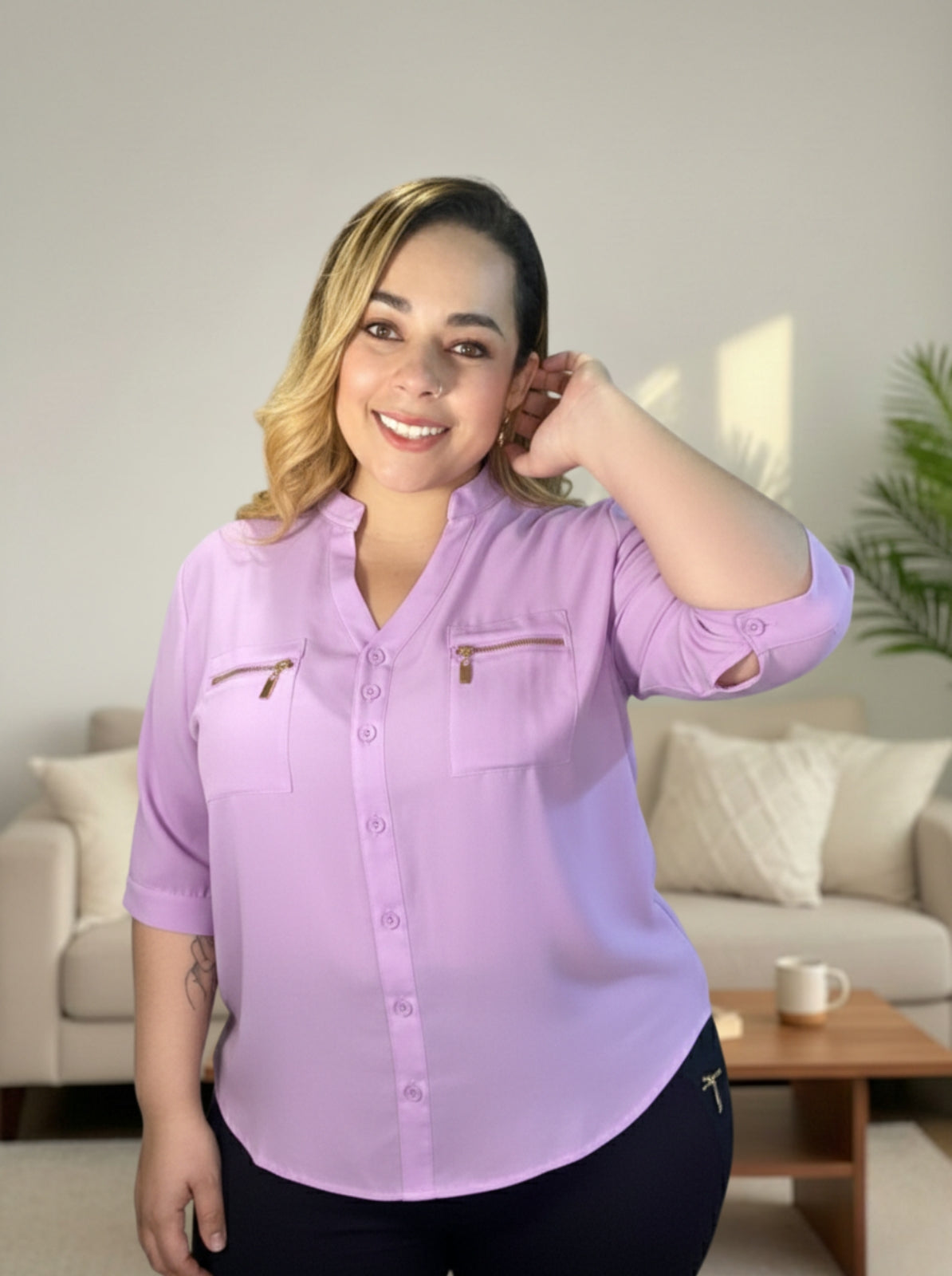 BLUSA  CREMALLERA