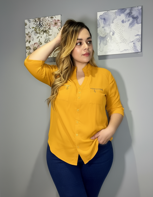 BLUSA  CREMALLERA