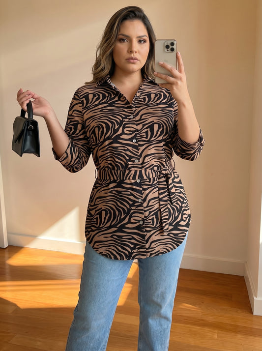 BLUSA BLUSON ESTAMPADO